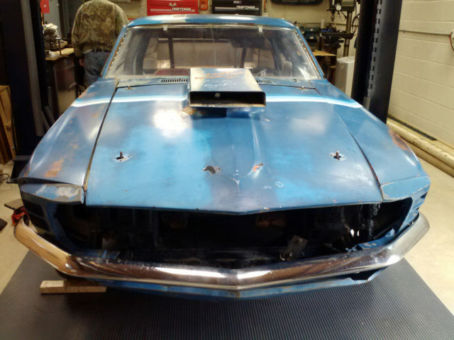 1970 Grabber Blue Ford Mustang Fastback