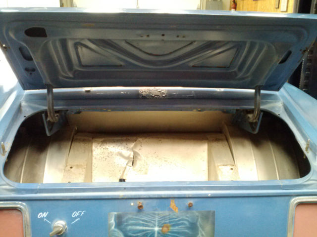 1970 Grabber Blue Ford Mustang Fastback