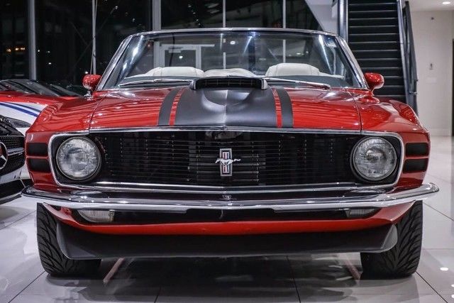 1970 Red Ford Mustang Convertible