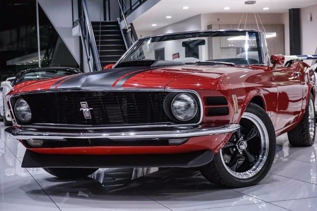 1970 Red Ford Mustang Convertible