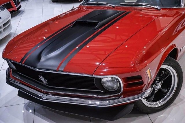 1970 Red Ford Mustang Convertible