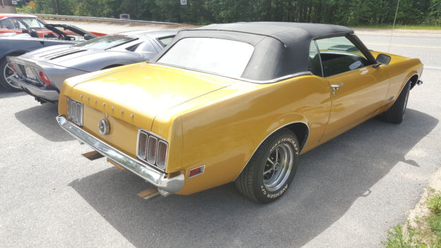 1970 Bright Metallic Gold Ford Mustang Convertible