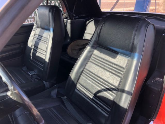 1970 Orange Ford Mustang Convertible