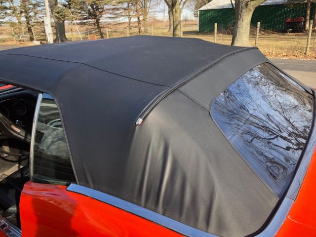 1970 Orange Ford Mustang Convertible