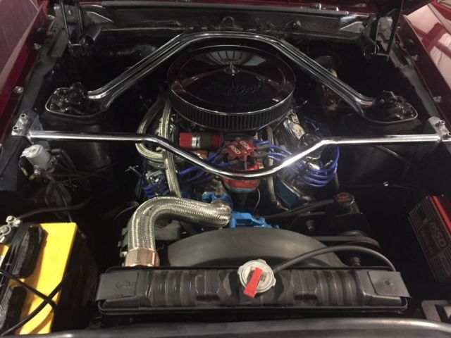 1970 Burgundy Ford Mustang Convertible