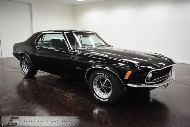1970 Black Ford Mustang Car