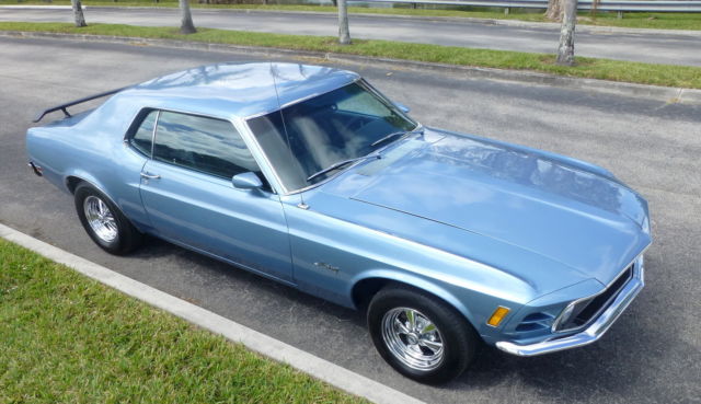 1970 Blue Ford Mustang Coupe