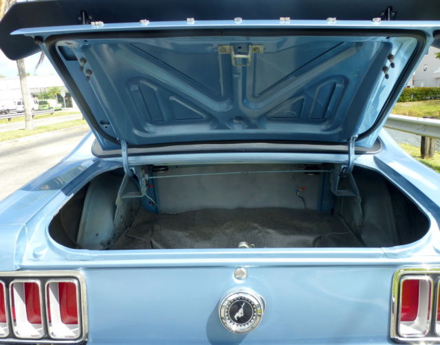 1970 Blue Ford Mustang Coupe