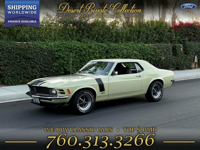 1970 Beige Ford Mustang Coupe