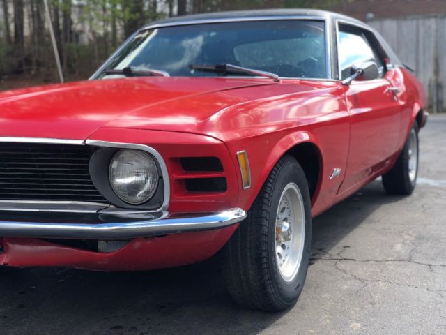 1970 Red Ford Mustang Coupe