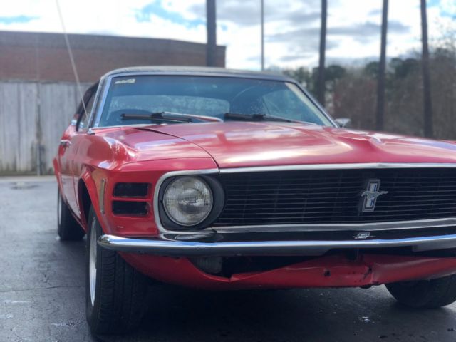 1970 Red Ford Mustang Coupe