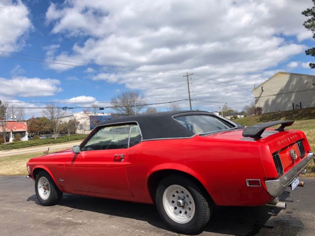 1970 Red Ford Mustang Coupe