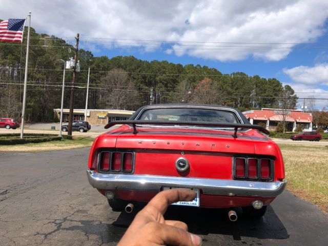 1970 Red Ford Mustang Coupe