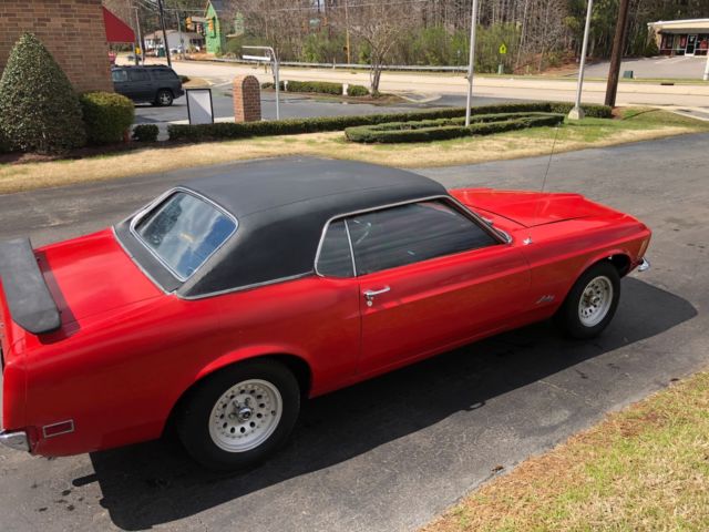 1970 Red Ford Mustang Coupe