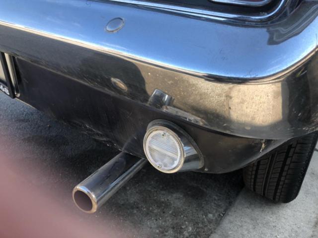 1970 NAVY BLUE/RED ORANGE STRIPES Ford Mustang Coupe