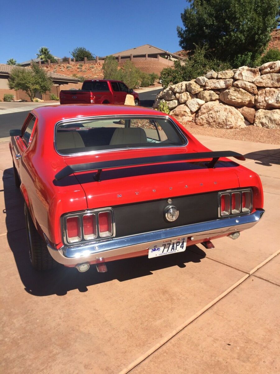 1970 Red Ford Mustang Coupe