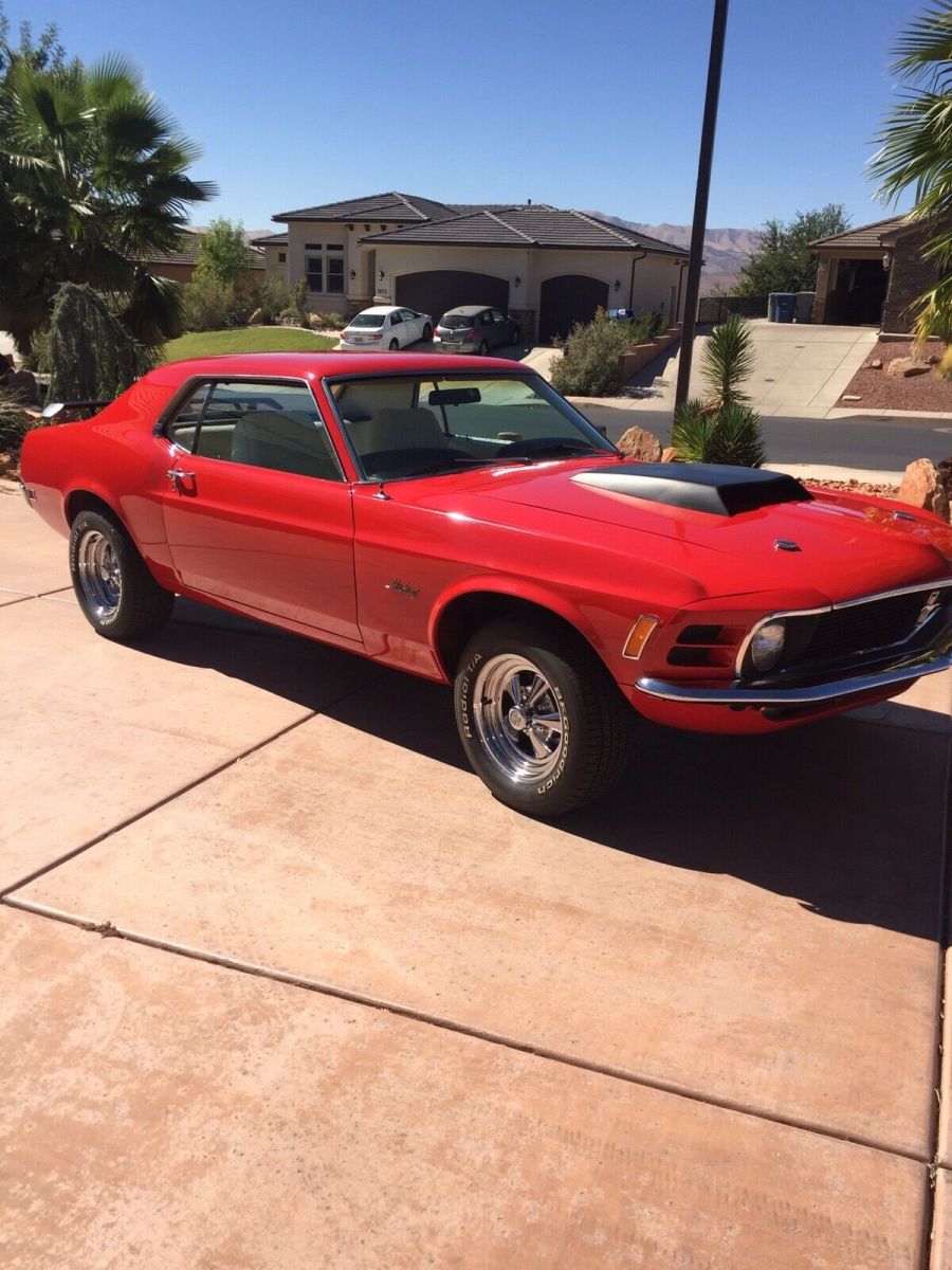 1970 Red Ford Mustang Coupe