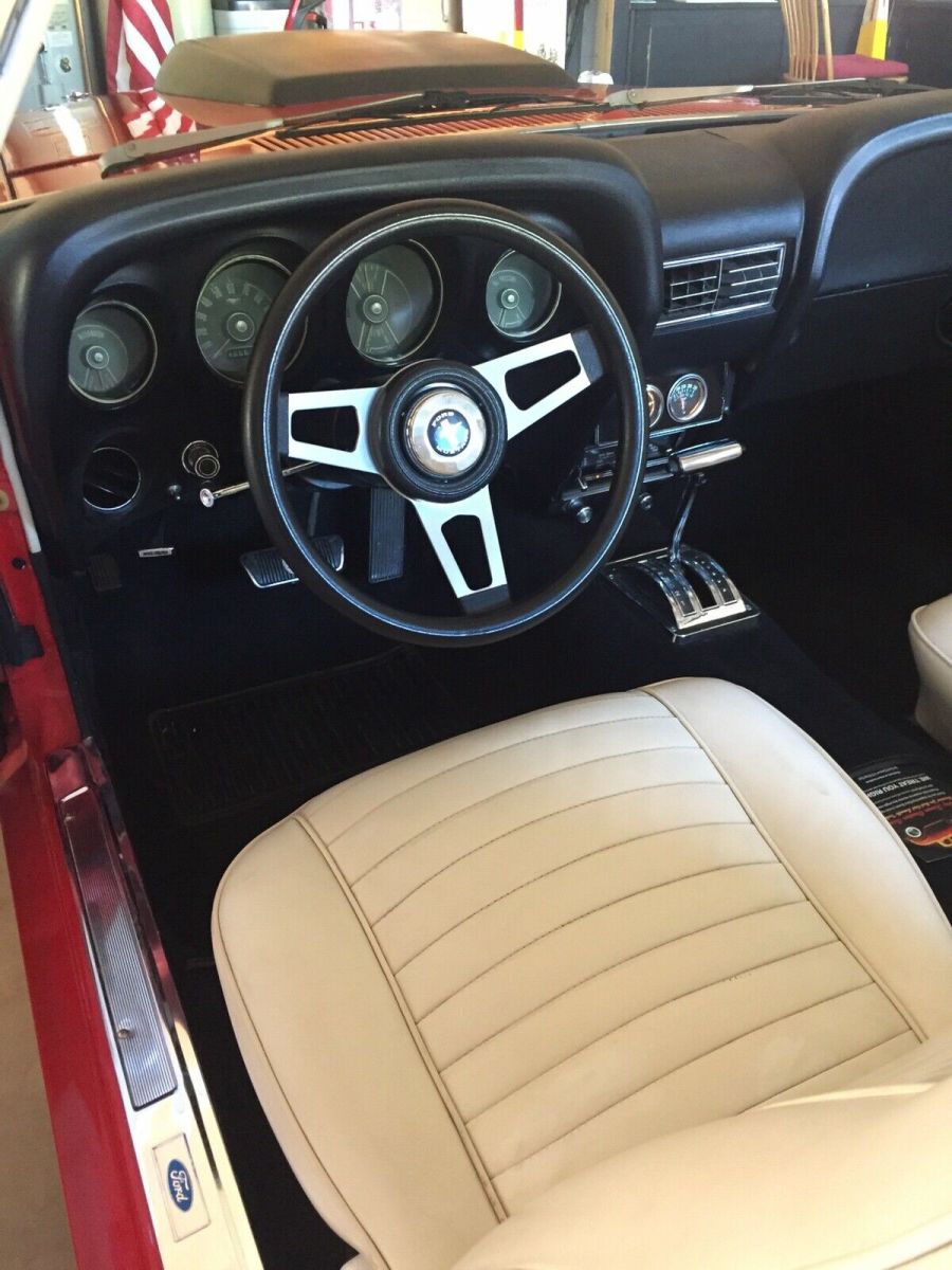 1970 Red Ford Mustang Coupe