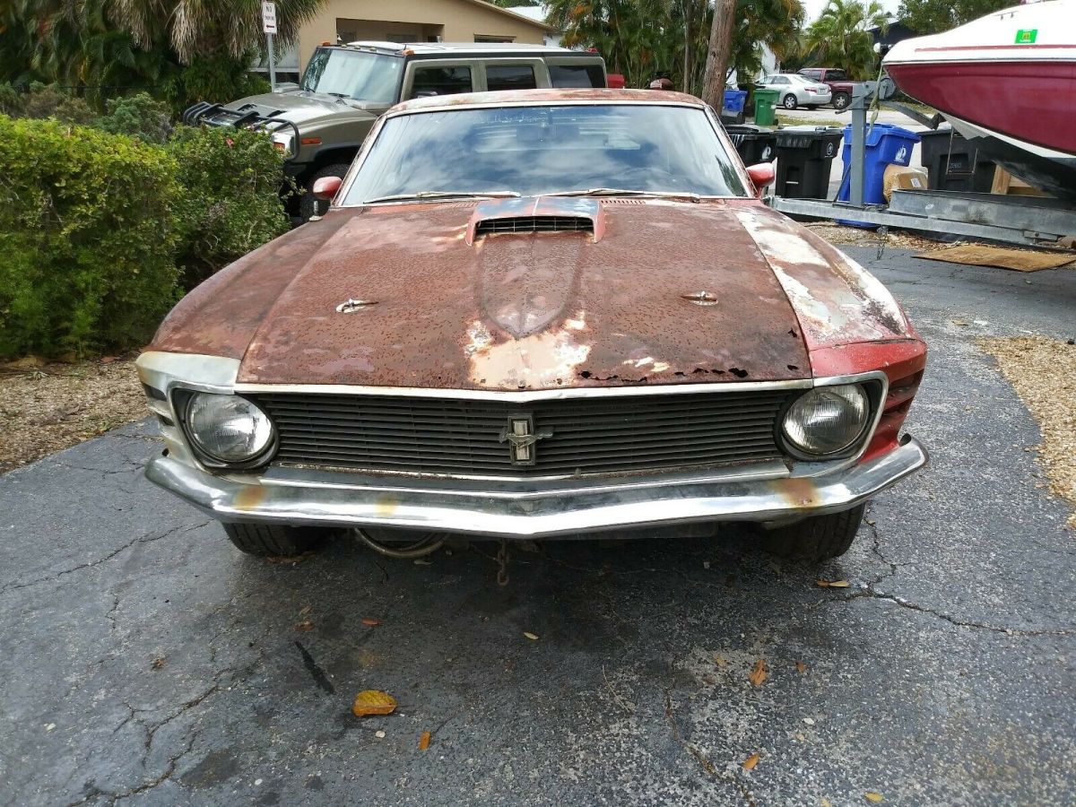 1970 Red Ford Mustang Fastback