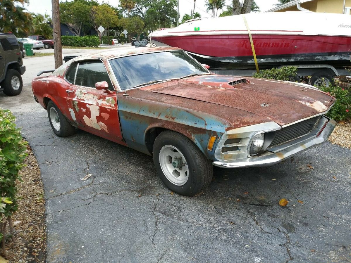 1970 Red Ford Mustang Fastback