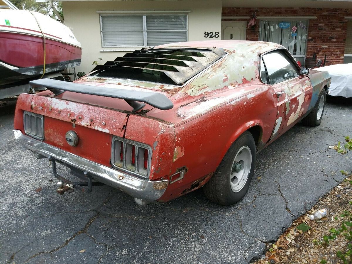 1970 Red Ford Mustang Fastback