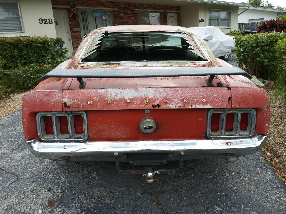 1970 Red Ford Mustang Fastback