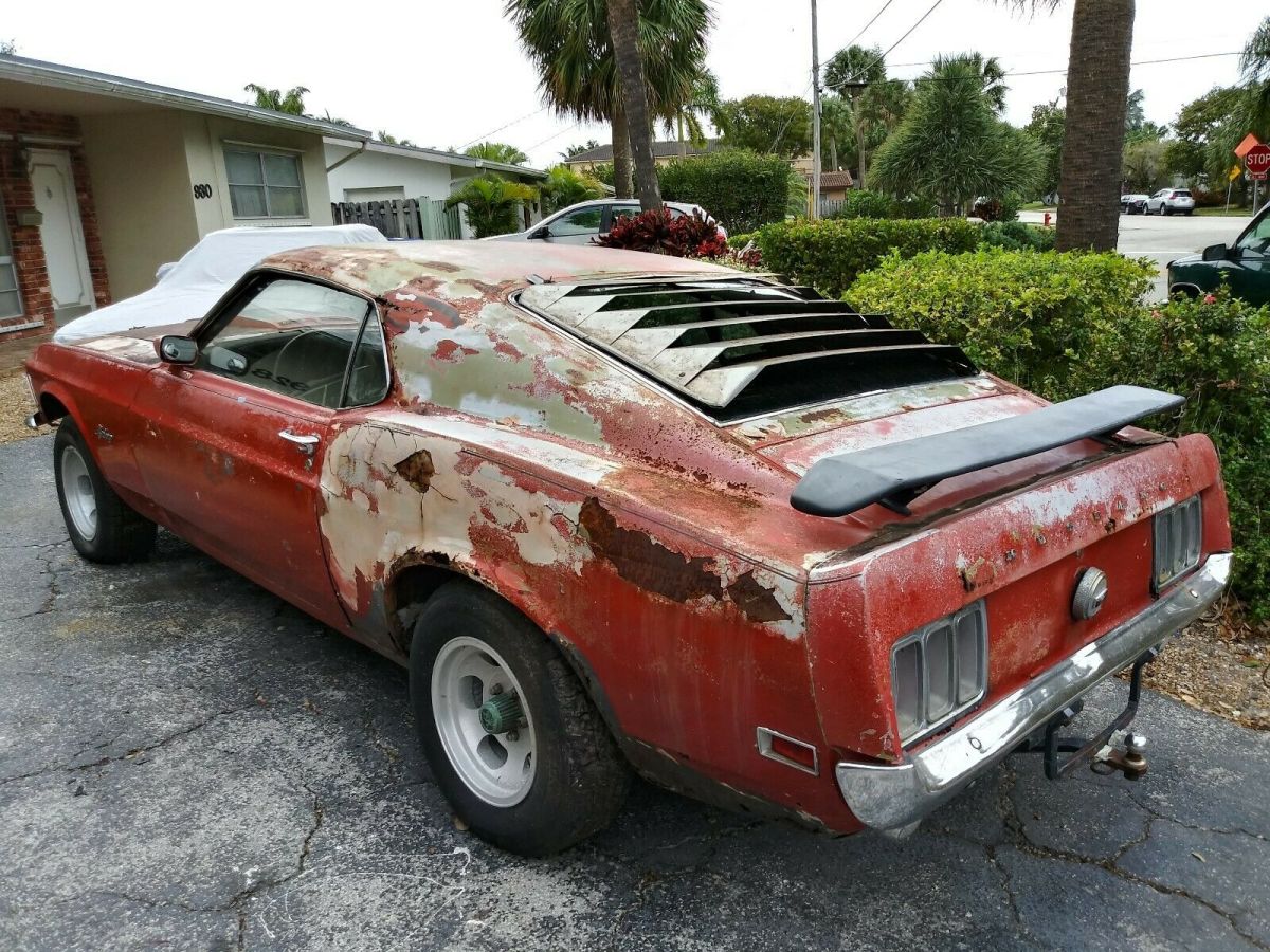 1970 Red Ford Mustang Fastback