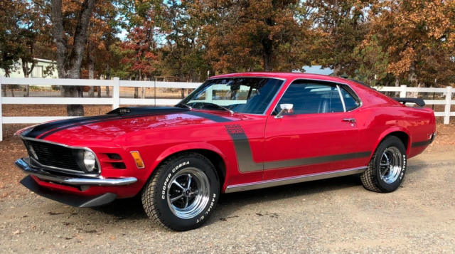 1970 Red Ford Mustang