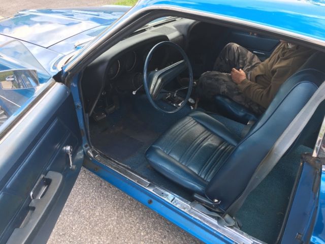 1970 Blue Ford Mustang Fastback