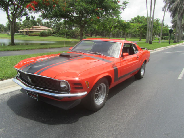 1970 Orange Ford Mustang Fastback