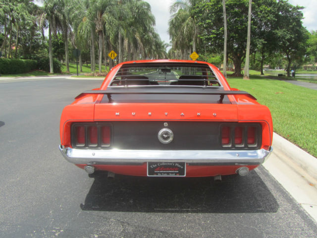 1970 Orange Ford Mustang Fastback