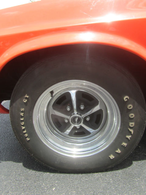 1970 Orange Ford Mustang Fastback