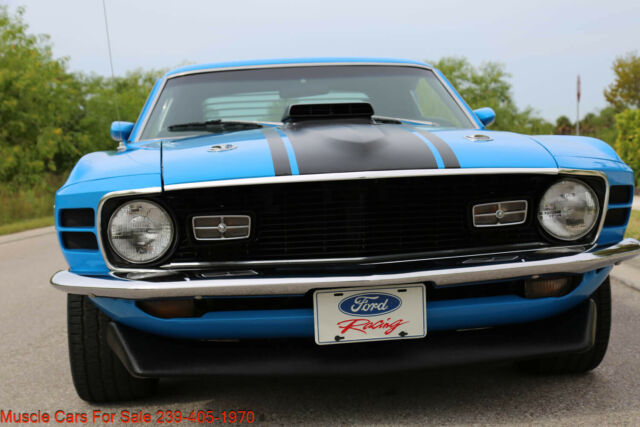1970 Grabber Blue Ford Mustang Fastback