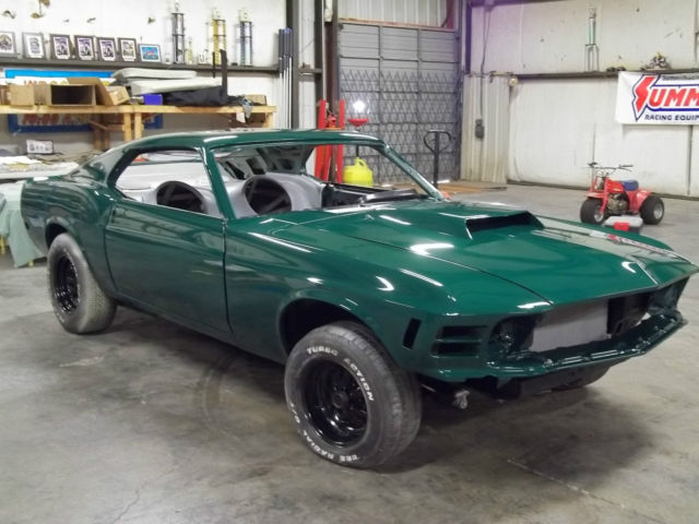1970 Hunter Green Ford Mustang Fastback