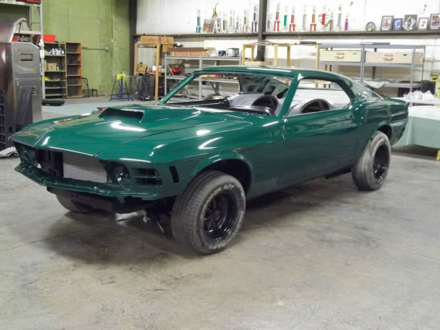1970 Hunter Green Ford Mustang Fastback