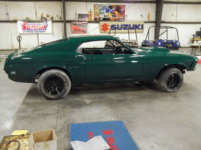 1970 Hunter Green Ford Mustang Fastback