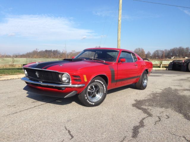 1970 Red Ford Mustang Fastback