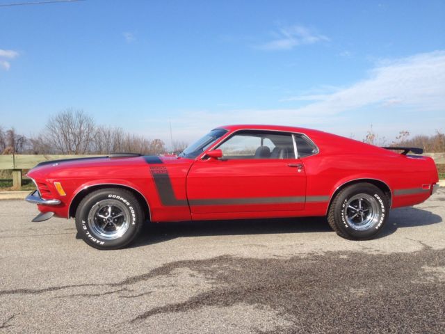 1970 Red Ford Mustang Fastback