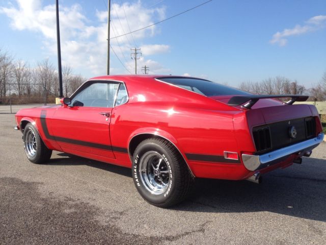 1970 Red Ford Mustang Fastback