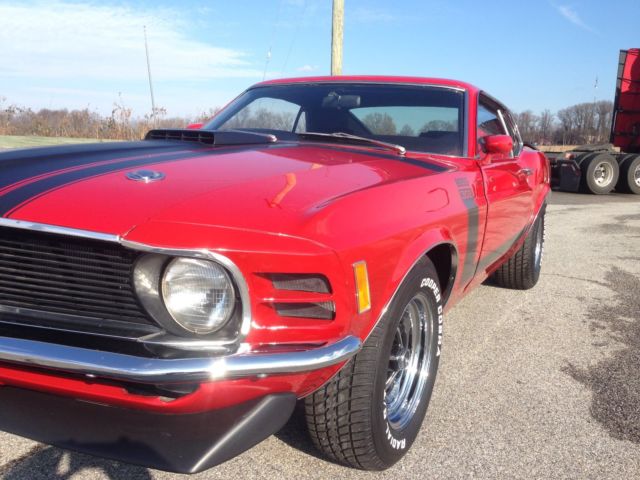 1970 Red Ford Mustang Fastback