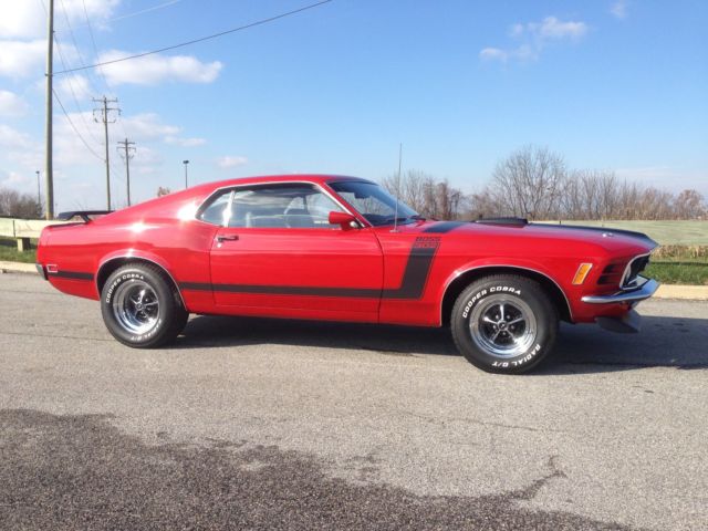 1970 Red Ford Mustang Fastback