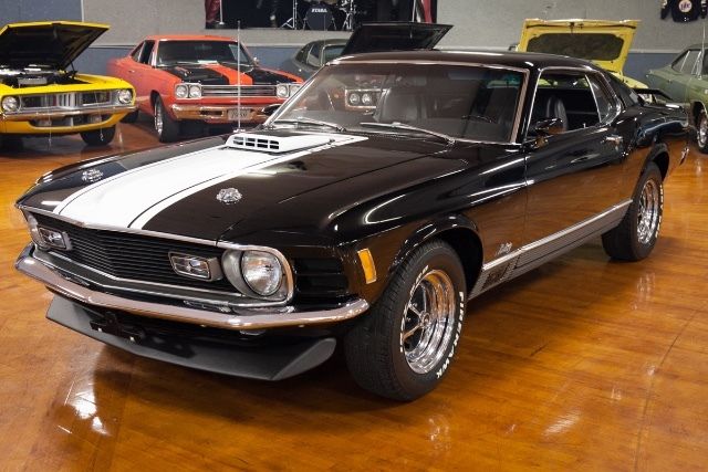 1970 Black Ford Mustang --