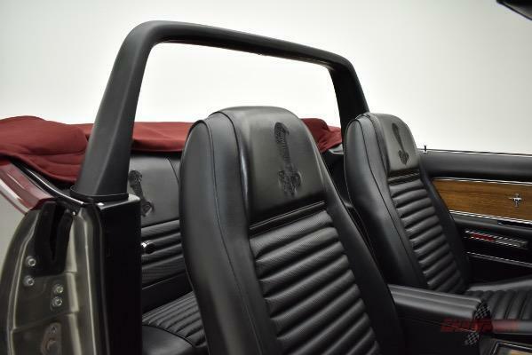 1970 Sebring Silver and Dark Cherry Ford Mustang Convertible