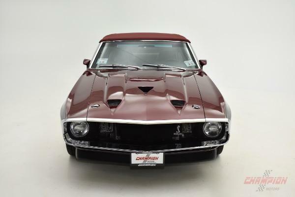 1970 Sebring Silver and Dark Cherry Ford Mustang Convertible