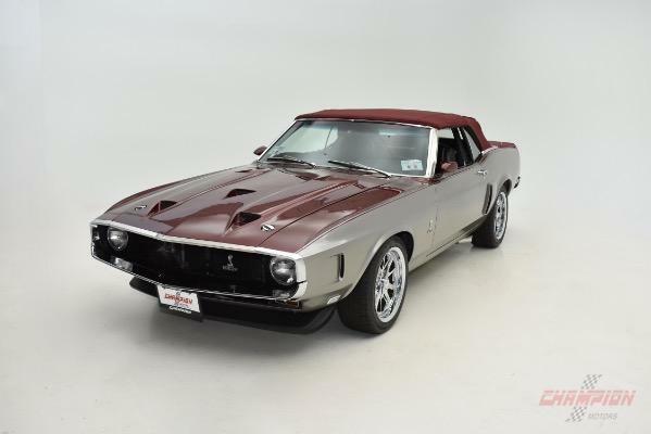 1970 Sebring Silver and Dark Cherry Ford Mustang Convertible