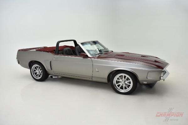 1970 Sebring Silver and Dark Cherry Ford Mustang Convertible