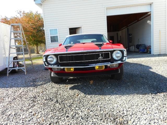 1970 Red Ford Mustang --