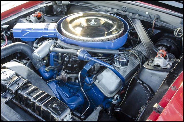 1970 Red Ford Mustang --