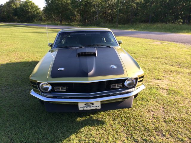 1970 MEDIUM LIME METALLIC PAINT Ford Mustang FASTBACK