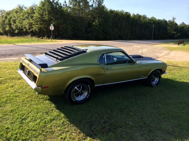 1970 MEDIUM LIME METALLIC PAINT Ford Mustang FASTBACK